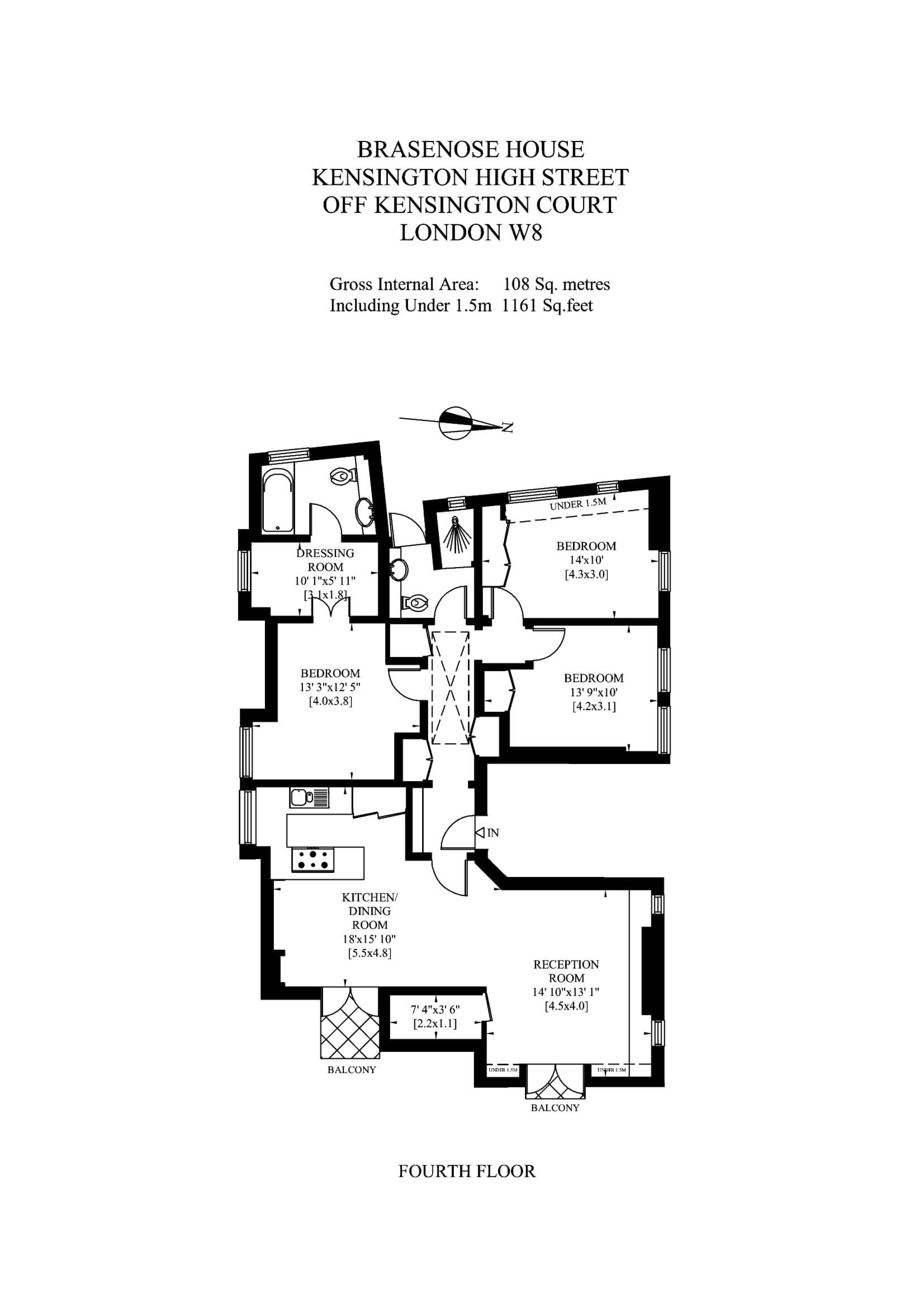 Floorplans For Kensington High Street, London